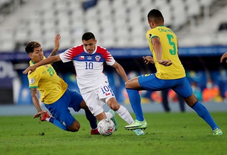 Kết quả Brazil vs Chile 1-0: Thót tim vượt qua tứ kết - Ảnh 1