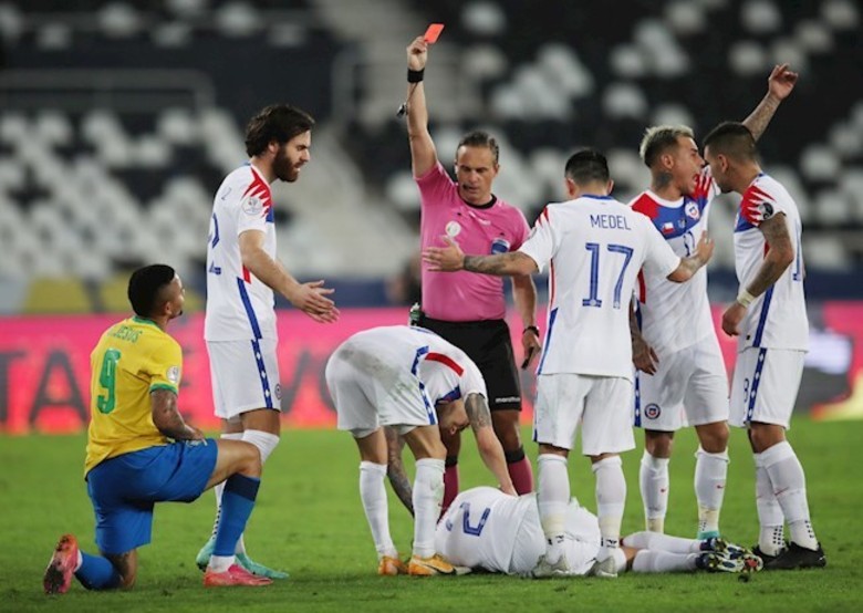 Kết quả Brazil vs Chile 1-0: Thót tim vượt qua tứ kết - Ảnh 2