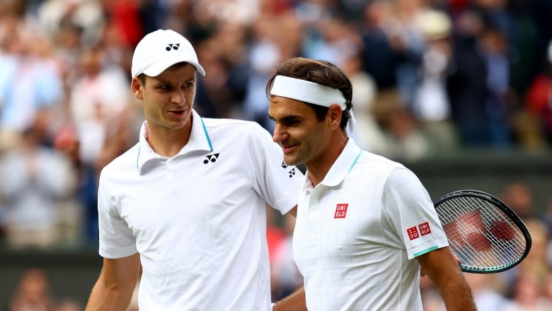 Federer thua thảm Hurkacz, Wimbledon giã từ trận chung kết trong mơ - Ảnh 2