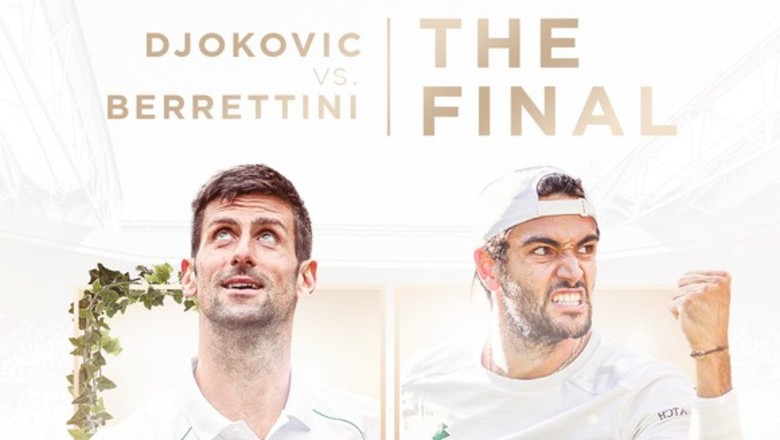 Lịch thi đấu tennis hôm nay 11/7: Chung kết Wimbledon - Djokovic vs Berrettini - Ảnh 1