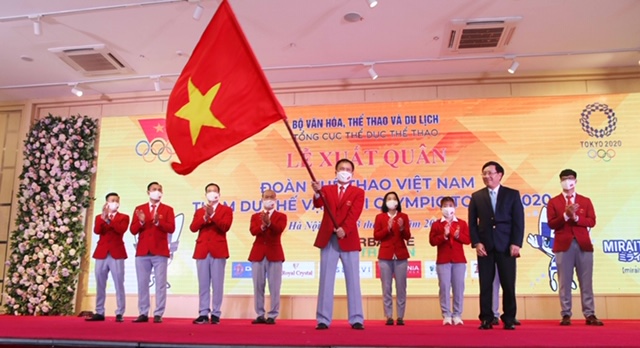 Đoàn thể thao Việt Nam xuất quân tham dự Olympic Tokyo 2021 - Ảnh 3