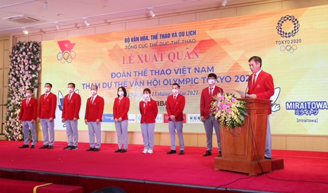 Đoàn thể thao Việt Nam xuất quân tham dự Olympic Tokyo 2021 - Ảnh 5