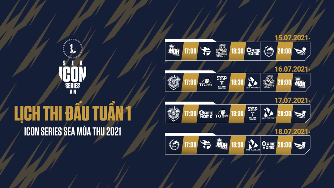 Lịch thi đấu tuần 1 Icon Series SEA mùa Thu 2021: Team Flash dễ thở - Ảnh 1