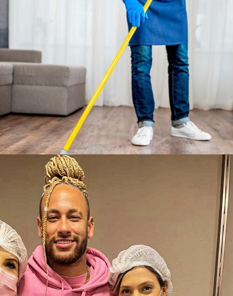 Neymar khiến người hâm mộ cười bò với kiểu tóc ‘chổi lau nhà’ - Ảnh 3