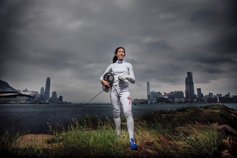 Vẻ đẹp thiên thần của nữ kiếm sĩ Hongkong dự Olympic Tokyo 2021 - Ảnh 4