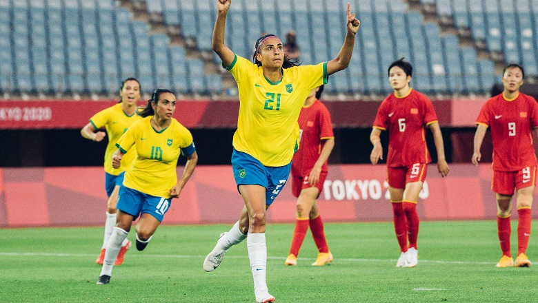 Kết quả bóng đá nữ Olympic Tokyo 2021: Brazil vùi dập Trung Quốc với tỉ số 5-0 - Ảnh 1