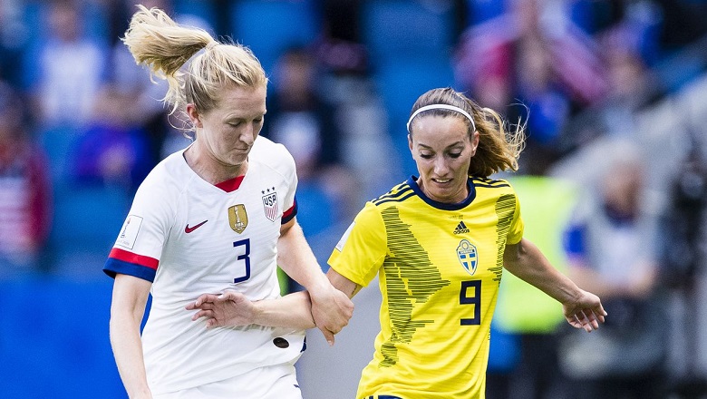 Link xem trực tiếp bóng đá Nữ Thụy Điển vs Mỹ, 15h30 ngày 21/7 - Ảnh 1