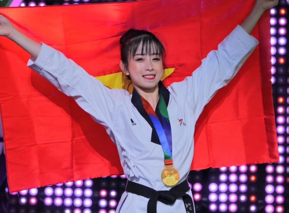 Ngọc nữ Taekwondo Châu Tuyết Vân tập Muay Thái cùng Nguyễn Trần Duy Nhất - Ảnh 2