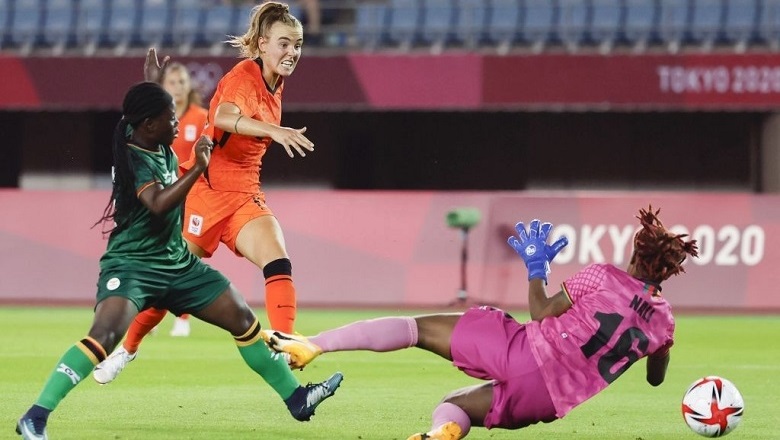 Thua 10 bàn, Zambia vẫn lập thành tích đáng tự hào ở bóng đá nữ Olympic Tokyo 2021 - Ảnh 1