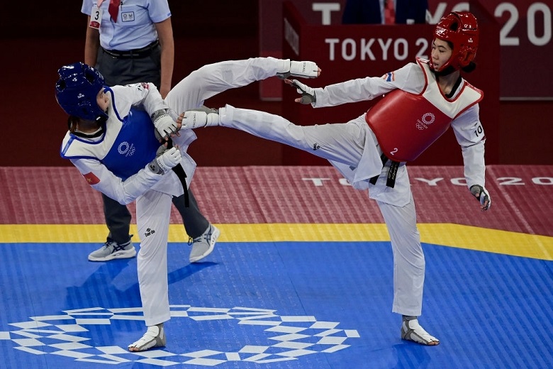 Taekwondo Olympic Tokyo 2021: Dẫn 9-3, Kim Tuyền vẫn thua ngược hạt giống số 1 - Ảnh 2