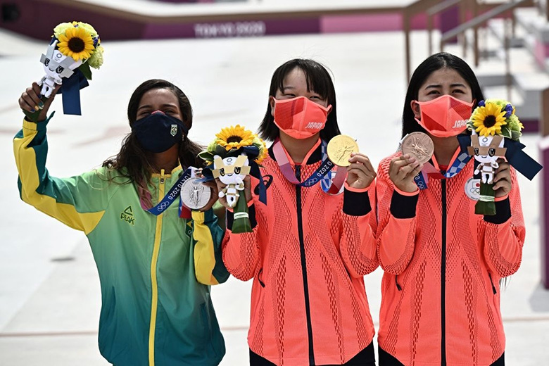 Trượt ván Olympic Tokyo 2021: Nhật Bản có nhà vô địch Olympic 13 tuổi - Ảnh 3