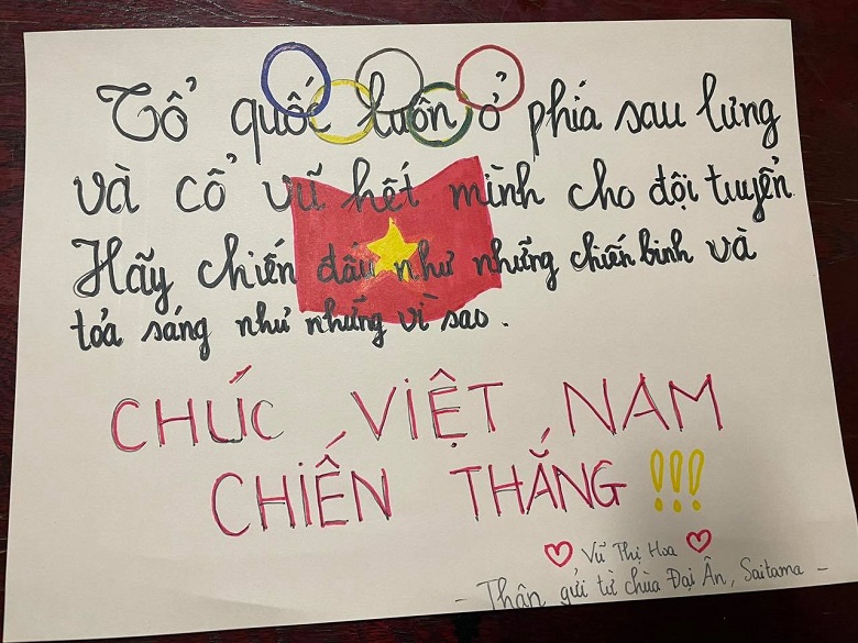 Chùm ảnh: Người Việt tại Nhật Bản 'tiếp lửa' cho Đoàn Thể thao Việt Nam ở Olympic Tokyo 2021 - Ảnh 4