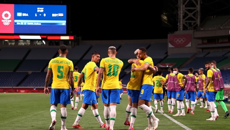 Bóng đá nam Olympic Tokyo 2021: Richarlison kiến tạo, Brazil nhẹ nhàng vào bán kết - Ảnh 2