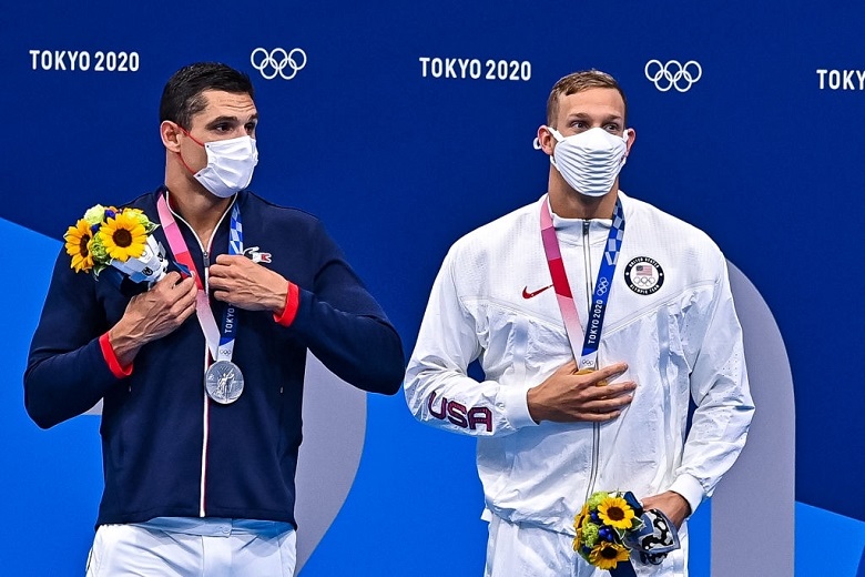 Bơi lội Olympic Tokyo 2021: Cặp VĐV Đan Mạch cùng giành huy chương, gây sốt với màn ôm hôn thắm thiết - Ảnh 5