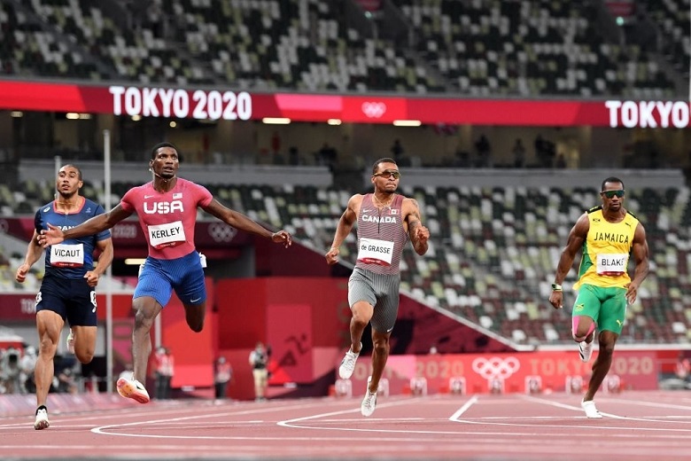 Điền kinh Olympic Tokyo 2021: Usain Bolt tiên đoán ứng nghiệm, VĐV Jamaica sạch bóng ở chung kết 100m nam - Ảnh 1