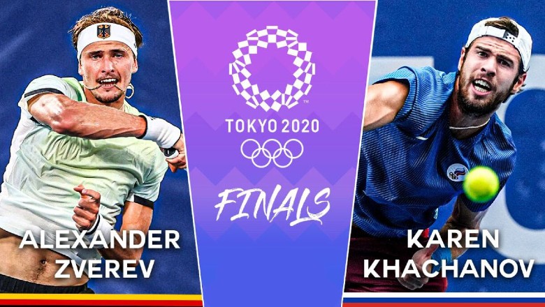 Trực tiếp tennis Chung kết Olympic Tokyo 2021 - Zverev vs Khachanov, 14h30 hôm nay 1/8 - Ảnh 1