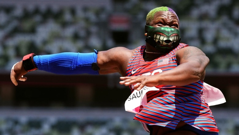 Olympic Tokyo 2021: VĐV Đẩy tạ gây sốt với loạt tạo hình Joker, Hulk - Ảnh 2