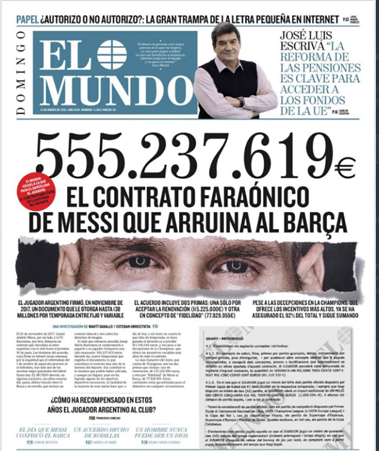 Mức lương của Messi ở Barca mùa giải vừa qua là bao nhiêu? - Ảnh 4