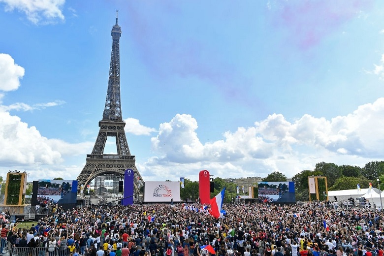 Chùm ảnh: Paris nhận quyền đăng cai Olympic 2024 - Ảnh 3