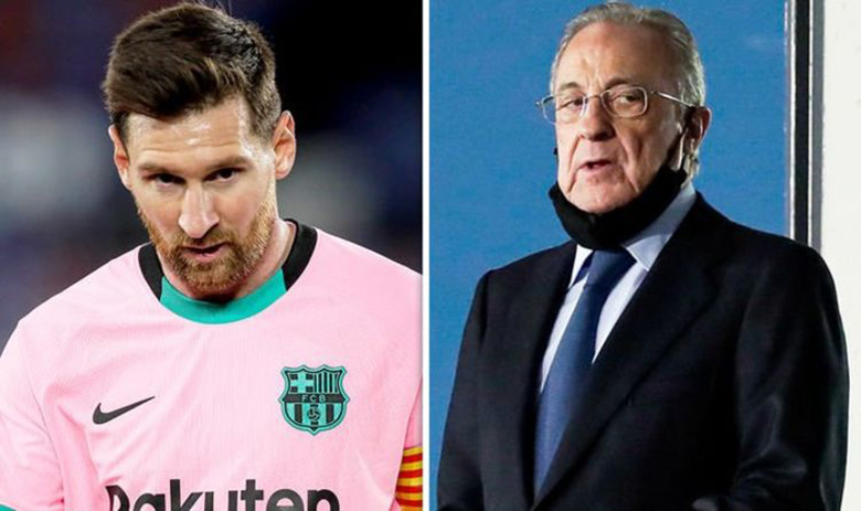Chủ tịch Real Madrid phản pháo trước cáo buộc 'đẩy' Messi rời khỏi Barca - Ảnh 1