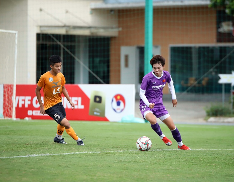 Đội tuyển nữ Việt Nam hòa U15 futsal Thái Sơn Bắc sau trận cầu 4 bàn thắng - Ảnh 2