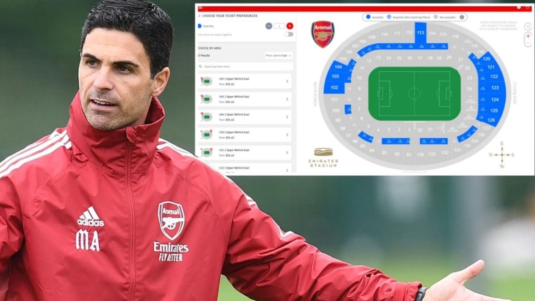 Sân Emirates ế vé trước trận Arsenal vs Chelsea - Ảnh 1
