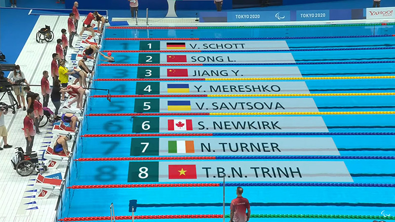 Bơi lội Paralympic Tokyo 2021: Bích Như và Thanh Tùng dừng bước ở vòng loại ngày thi đấu đầu tiên - Ảnh 2