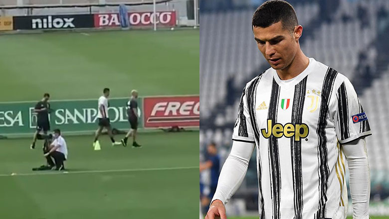 Ronaldo bỏ về sớm trong buổi tập của Juventus, nghi vấn đòi ra đi? - Ảnh 1
