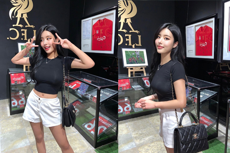 Bỏng mắt với nhan sắc mỹ nhân Hàn Quốc fan Liverpool trước trận gặp Chelsea - Ảnh 6