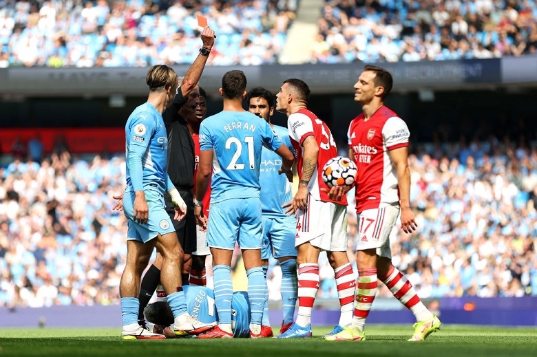 Video bàn thắng Arsenal vs Man City: 'Pháo' gãy nòng, Arteta thua trắng 5 bàn ở Etihad - Ảnh 2