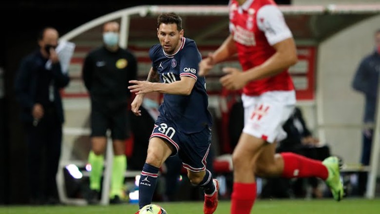 Video bàn thắng Reims vs PSG: Mbappe lập cú đúp làm lu mờ ngày ra mắt của Messi - Ảnh 2