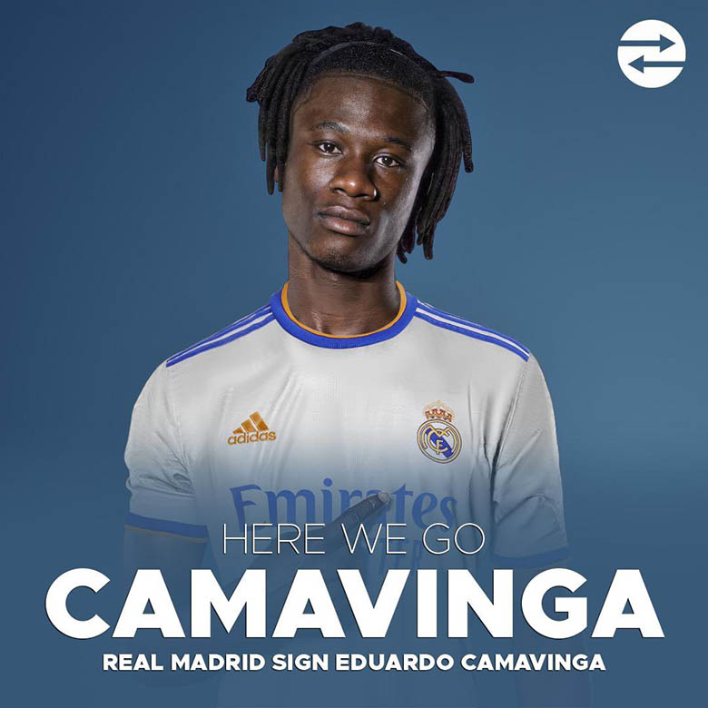 Eduardo Camavinga chính thức ký hợp đồng với Real Madrid - Ảnh 1