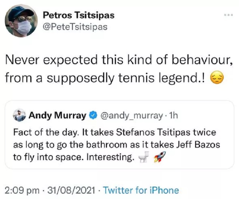 Em trai Stefanos Tsitsipas phản pháo lời châm biếm của Andy Murray - Ảnh 2