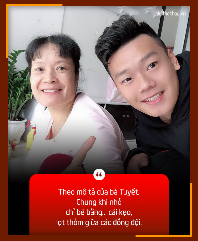 Nguyễn Thành Chung: Chàng trai nhỏ trở thành điểm tựa cho ĐT Việt Nam nhờ tình yêu của mẹ - Ảnh 1