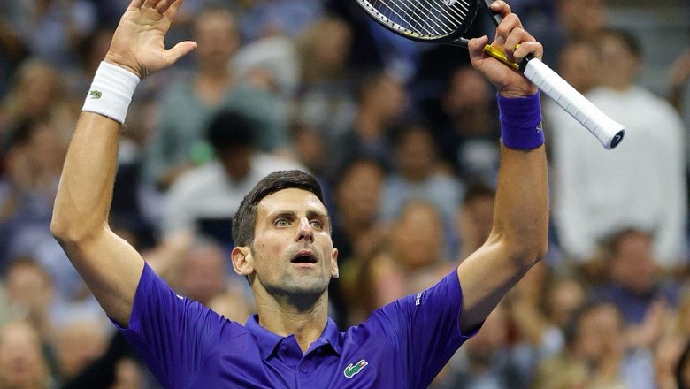 Djokovic ngược dòng hạ Zverev tại bán kết US Open, cách Calendar Slam 1 trận thắng - Ảnh 1