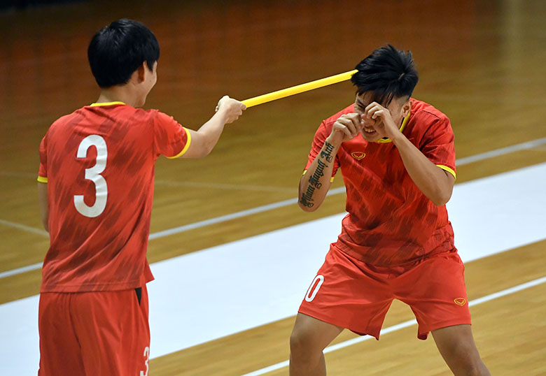 ĐT futsal Việt Nam hứng khởi tập luyện trước đại chiến với Panama ở World Cup - Ảnh 6