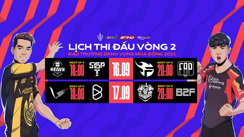 TRỰC TIẾP ĐTDV mùa Đông 2021 ngày 17/9: Box Gaming đại chiến V Gaming - Ảnh 1