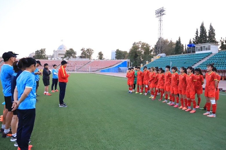Đội hình ĐT nữ Việt Nam đấu Maldives: Huỳnh Như, Hoàng Thị Loan đá chính - Ảnh 1