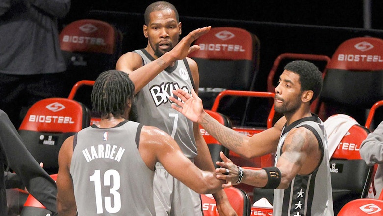 Brooklyn Nets sẵn sàng chi hơn nửa tỷ USD giữ chân Durant, Harden và Irving - Ảnh 1