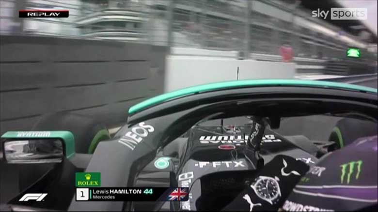 Lewis Hamilton lại gặp tai nạn ở chặng phân hạng F1 Russian Grand Prix 2021 - Ảnh 1