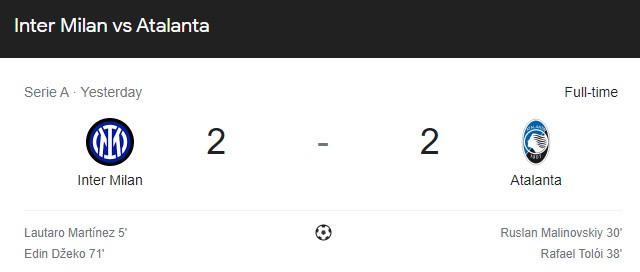 Link xem trực tiếp Inter Milan vs Atalanta, 23h00 ngày 25/9 - Ảnh 2