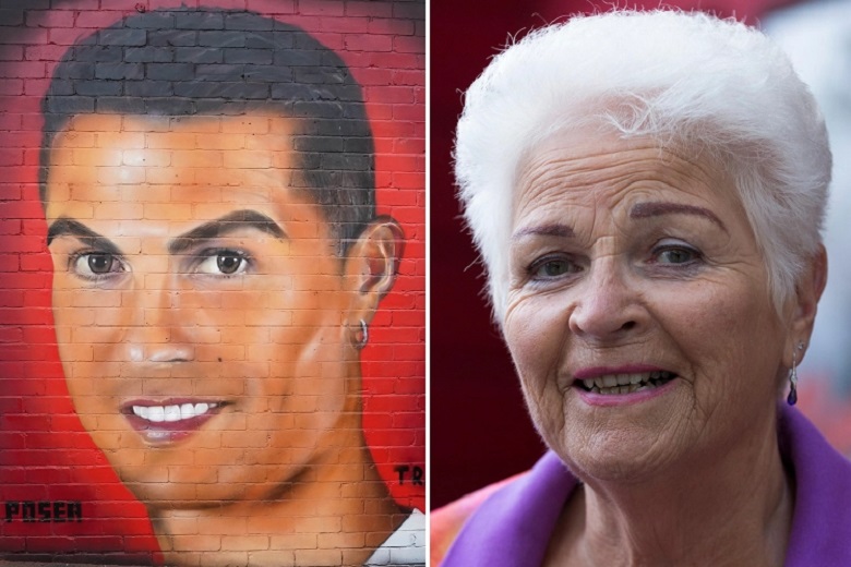 Tranh tường của Ronaldo ở Manchester bị chê giống... cụ già - Ảnh 2