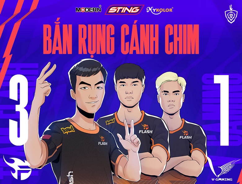 ĐTDV mùa Đông 2021: Team Flash 'giải mã' V Gaming, trở lại ngôi đầu - Ảnh 1