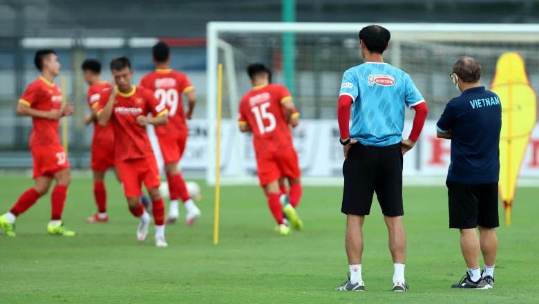 Văn Đạt ghi bàn trong trận đá nội bộ của U22 Việt Nam - Ảnh 1