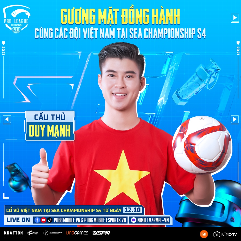 CHÍNH THỨC: Duy Mạnh hợp tác với PUBG Mobile Việt Nam tại SEA Championship S4 - Ảnh 1