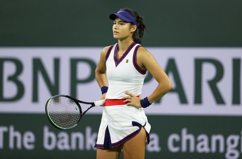 Emma Raducanu thua trắng tay vợt hạng 100 WTA ở vòng 2 Indian Wells 2021 - Ảnh 2