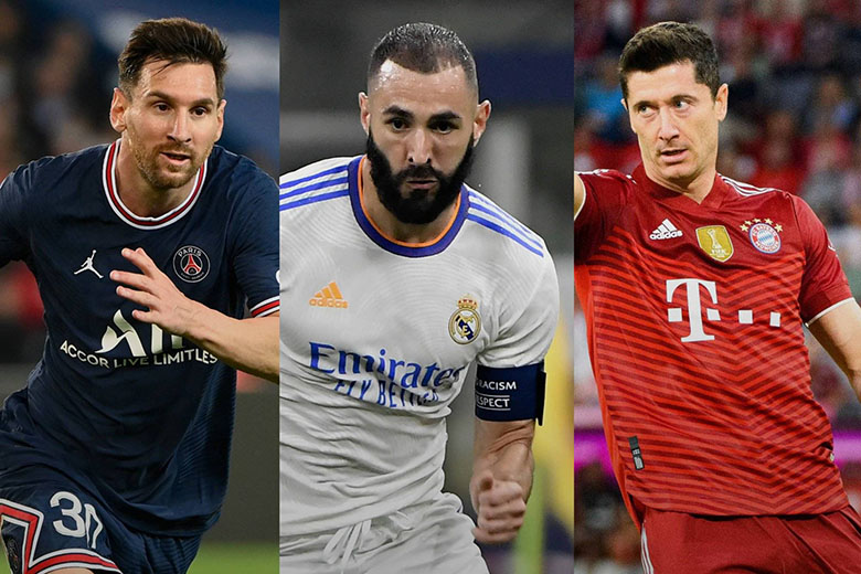 Messi, Lewandowski và Benzema lọt vào top 3 Quả bóng vàng 2021 - Ảnh 2