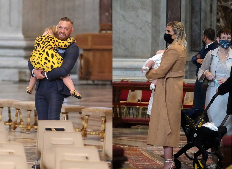 Conor McGregor tại Rome: Gặp Jose Mourinho, rửa tội cho con trai tại Vatican - Ảnh 1