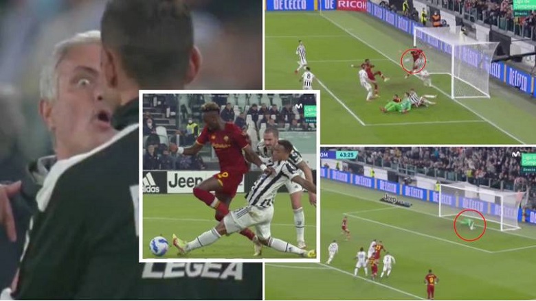 Trọng tài phạm luật khiến Roma mất oan bàn thắng vào lưới Juventus - Ảnh 1