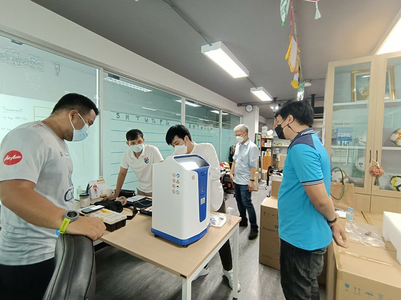 U23 Thái Lan đầu tư máy tạo Oxy chống không khí loãng ở Mông Cổ - Ảnh 2